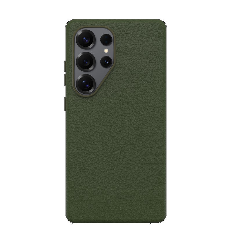 OtterBox Symmetry Cactus Leather Samsung Galaxy S25 Ultra 5G (6.9 ft) Case Cactus Grove Green - (77-97511), DROP 3X Military Standard, 7 Years Warranty
