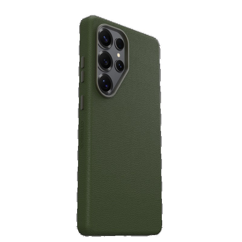 OtterBox Symmetry Cactus Leather Samsung Galaxy S25 Ultra 5G (6.9 ft) Case Cactus Grove Green - (77-97511), DROP 3X Military Standard, 7 Years Warranty