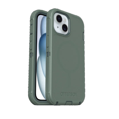 OtterBox Defender MagSafe Apple iPhone 16e  iPhone 15  iPhone 14  iPhone 13  (6.1 ft) Case Forest Ranger - DROP 7x Military Standard, 7 Years Warranty
