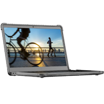 UAG Armor Shell HP Chromebook 14A (14 ft) Rugged Case - Ice (83295RB14343), DROP Military Standard, Raised Screen Surround, 1 Year Warranty