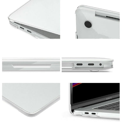 Phonix Hardshell Case for MacBook Air (13.3 ft) (A1932 A2179 A2337) Glassy Matte (Clear) - Protects from Scrapes  Scratches, Anti-Slip, Ultra-Slim