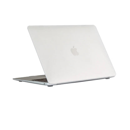 Pisen Hard shell Case MacBook Air 15.3 (M4 2025, M3 M2) Glassy Matte (Clear) - Ultra-Thin, Lightweight, High Quality, Easy to Install, ShockProof