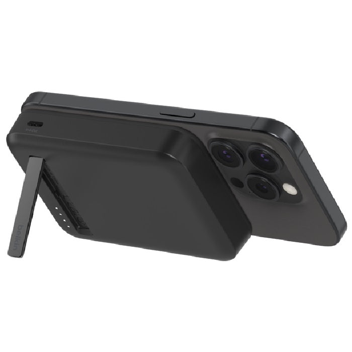 Belkin BoostCharge Pro Magnetic Power Bank 10K With Qi2-Black(BPD008BTBK), 15W,2xUSB-C,1M USB-C to USB-C Cable,Overcharge Protection,2 Years Warranty