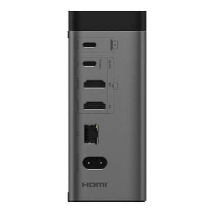 Belkin Connect USB-C 11-in-1 Pro GaN Docking Station - Grey (INC020auSGY), 150W PD, Support upto 3 External Monitors, Support 10GBPS, 2 Years Warranty
