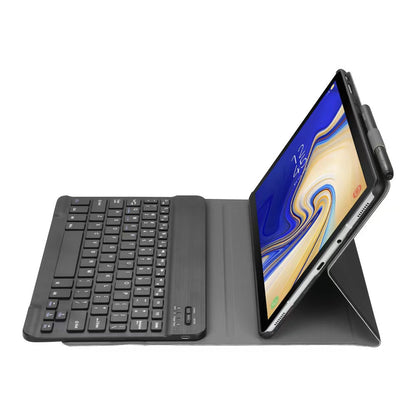 Pisen Lenovo Tab M11 (11 ft) Keyboard  Case Black, Magnetic, PU Leather Covering, Front  Rear Facing Camera Holes
