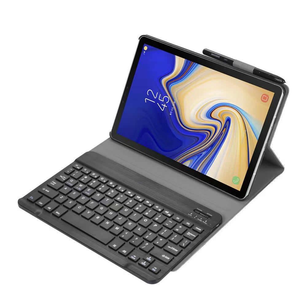 Pisen Lenovo Tab M11 (11 ft) Keyboard  Case Black, Magnetic, PU Leather Covering, Front  Rear Facing Camera Holes