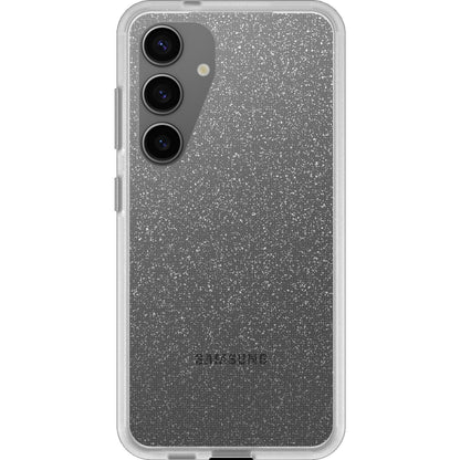 OtterBox React Samsung Galaxy S24 5G (6.2 ft) Case Stardust(Clear Glitter) - (77-94661),DROP Military Standard, Wireless Charging, 7 Years Warranty