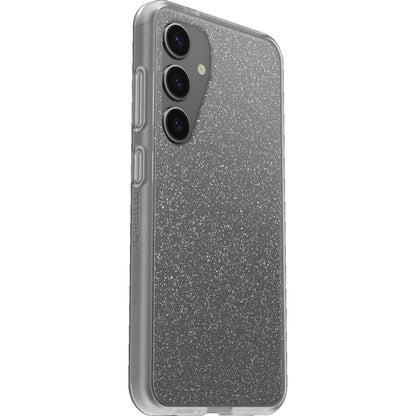 OtterBox React Samsung Galaxy S24 5G (6.2 ft) Case Stardust(Clear Glitter) - (77-94661),DROP Military Standard, Wireless Charging, 7 Years Warranty