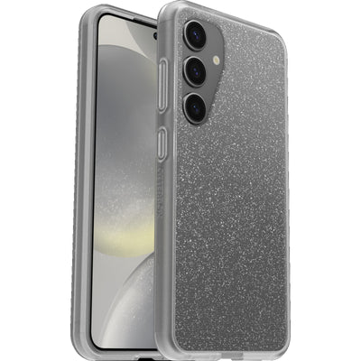 OtterBox React Samsung Galaxy S24 5G (6.2 ft) Case Stardust(Clear Glitter) - (77-94661),DROP Military Standard, Wireless Charging, 7 Years Warranty