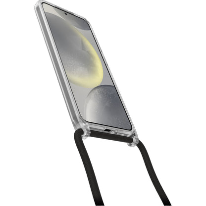 OtterBox React Necklace Samsung Galaxy S24 5G (6.7 ft) Case Clear - (77-94740), DROP Military Standard, Detachable Nylon Rope, 7 Years Warranty