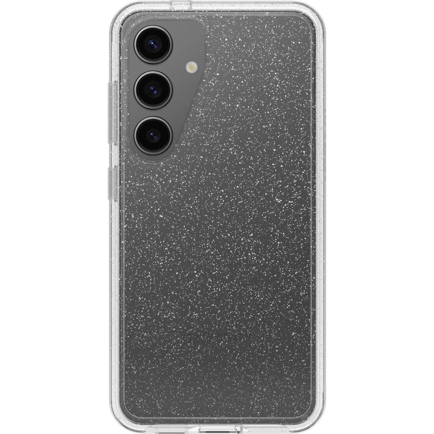 OtterBox Symmetry Clear Samsung Galaxy S24 5G (6.2 ft) Case Stardust (Clear Glitter)- (77-94592),DROP 3X Military Standard,Ultra-Sleek,7 Years Warranty