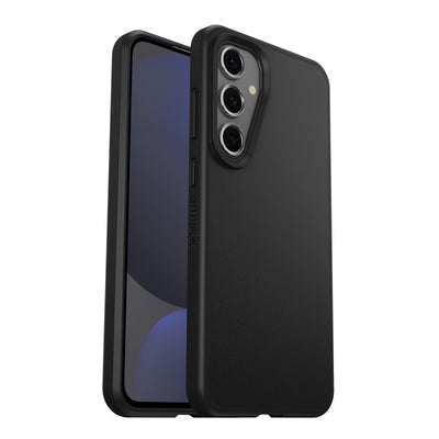 OtterBox React Samsung Galaxy S24 FE 5G (6.7 ft) Case Black - (77-97080),Antimicrobial, DROP Military Standard, Hard Case, Soft Grip, 7 Years Warranty
