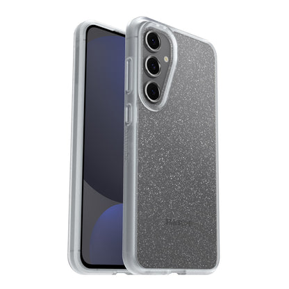 OtterBox React Samsung Galaxy S24 FE 5G (6.7 ft) Case Stardust Clear -(77-97083), DROP Military Standard,Hard Case,Soft Grip, 7 Years Warranty