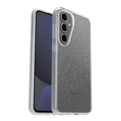 OtterBox React Samsung Galaxy S24 FE 5G (6.7 ft) Case Stardust Clear -(77-97083), DROP Military Standard,Hard Case,Soft Grip, 7 Years Warranty