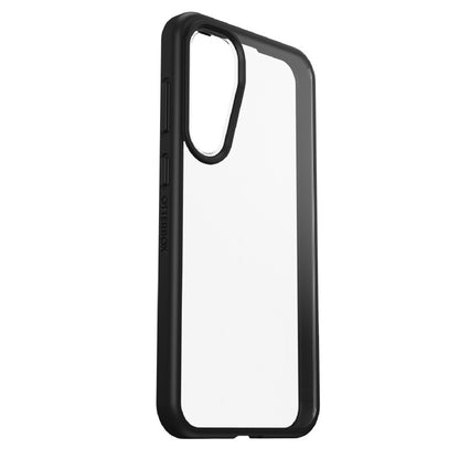OtterBox React Samsung Galaxy S23 FE (6.4 ft) Case Black Crystal (Clear Black) - (77-94251),Antimicrobial,DROP Military Standard, 7 Years Warranty