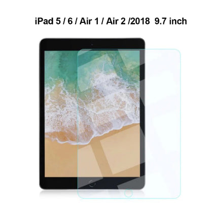 USP Apple iPad (9.7 ft) (6th 5th Gen)   iPad Air 1   Air 2 Tempered Glass Screen Protector : Full Coverage, 9H Hardness, Bubble-free, Anti-fingerprint