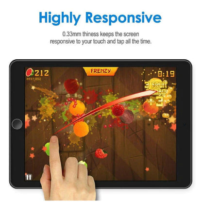 USP Apple iPad (9.7 ft) (6th 5th Gen)   iPad Air 1   Air 2 Tempered Glass Screen Protector : Full Coverage, 9H Hardness, Bubble-free, Anti-fingerprint