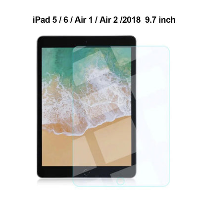 USP Apple iPad (9.7 ft) (6th 5th Gen)   iPad Air 1   Air 2 Tempered Glass Screen Protector : Full Coverage, 9H Hardness, Bubble-free, Anti-fingerprint