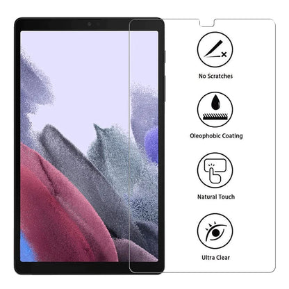 USP Samsung Galaxy Tab A7 Lite (8.7 ft) Tempered Glass Screen Protector : Full Coverage, 9H Hardness, Bubble-free, Anti-fingerprint, Original Touch Feel