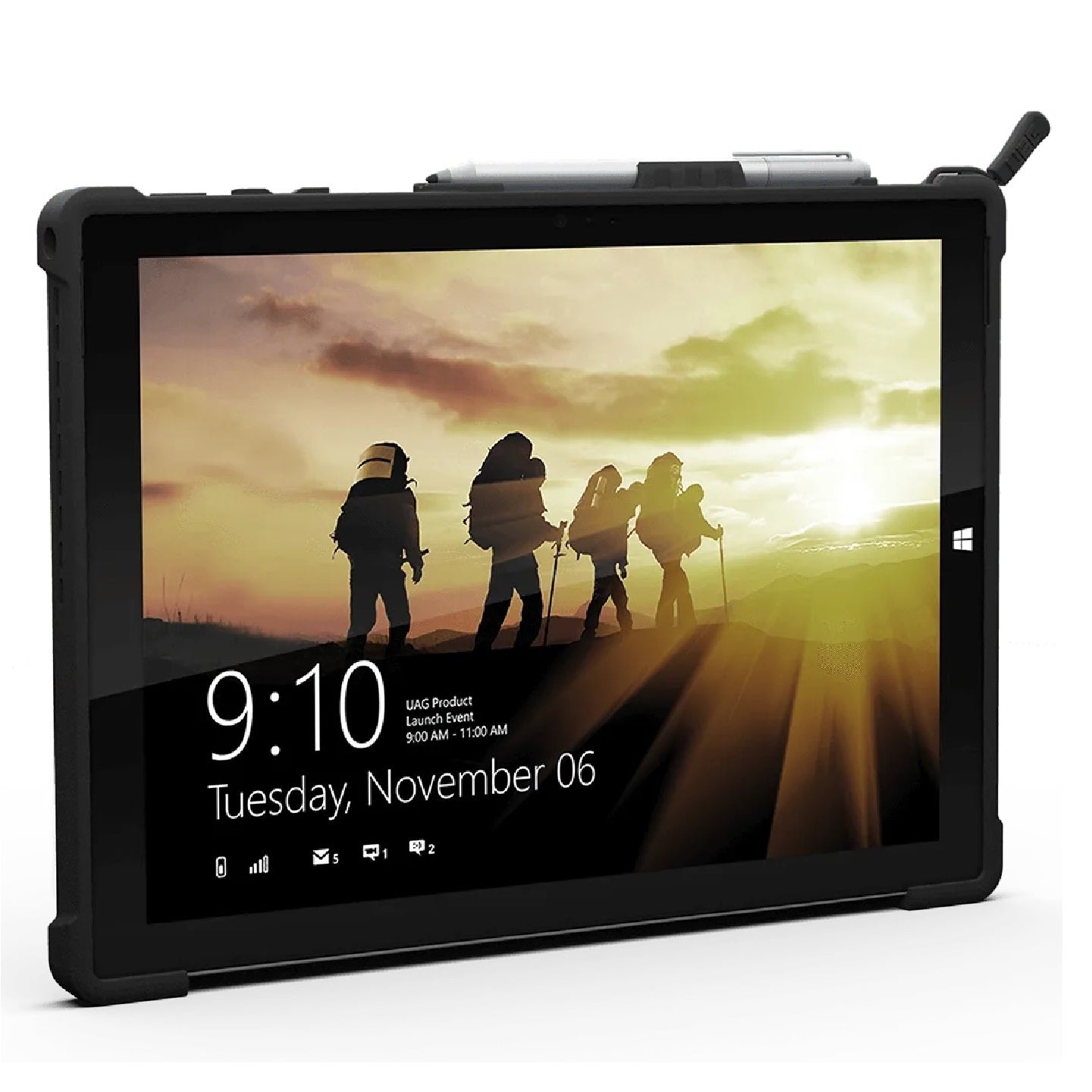 UAG Metropolis Microsoft Surface Pro 7 Pro 7 Pro 6 Pro 5 Pro 4 Rugged Case-Black (UAG-SFPRO4-BLK-VP), DROP Military Standard, 10 Years Warranty