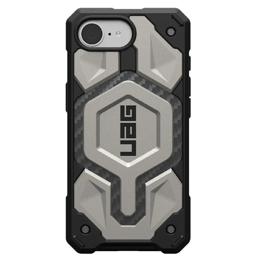 UAG Monarch Pro MagSafe iPhone 16E (6.1 ft) Rugged Case-Titanium (114497113636), 25ft. Drop Protection, Drop 5X MilitaryTest Standard,10 Years Warranty