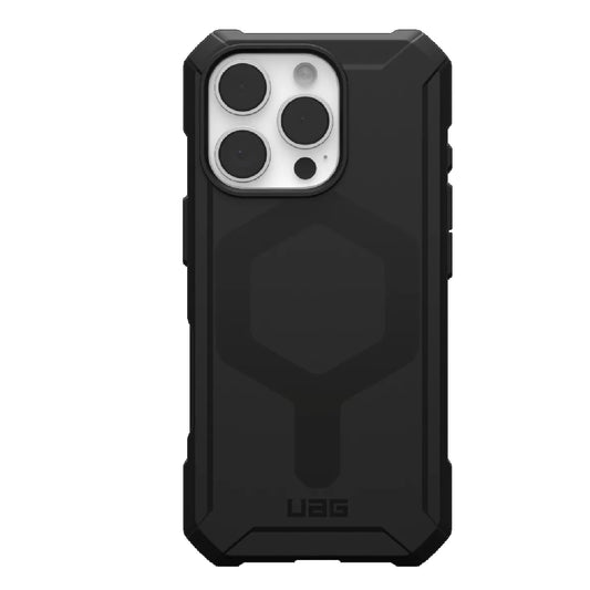 UAG Essential Armor MagSafe Apple iPhone 16 Pro Max (6.9 ft) Rugged Case - Black(114449114040),15ft. Drop Protection(4.6M), 10 Years Warranty