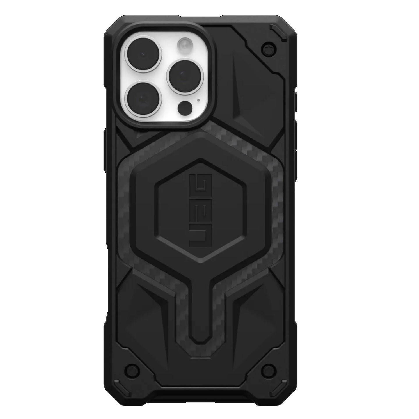 UAG Monarch Pro MagSafe Apple iPhone 16 Pro Max (6.9 ft) Rugged Case - Carbon Fiber(114457114242),25ft. Drop Protection(7.6M), 10 Years Warranty