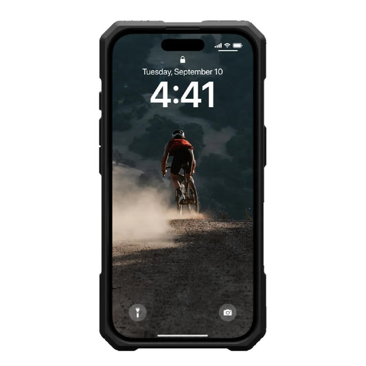 UAG Monarch Pro MagSafe Kevlar Apple iPhone 16 Plus (6.7 ft) Rugged Case - Kevlar Black (114455113940), 25ft. Drop Protection (7.6M), 10 Years Warranty