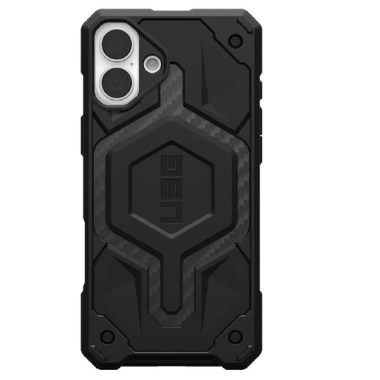 UAG Monarch Pro MagSafe Apple iPhone 16 Plus (6.7 ft) Rugged Case - Carbon Fiber (114455114242), 25ft. Drop Protection(7.6M), 10 Years Warranty