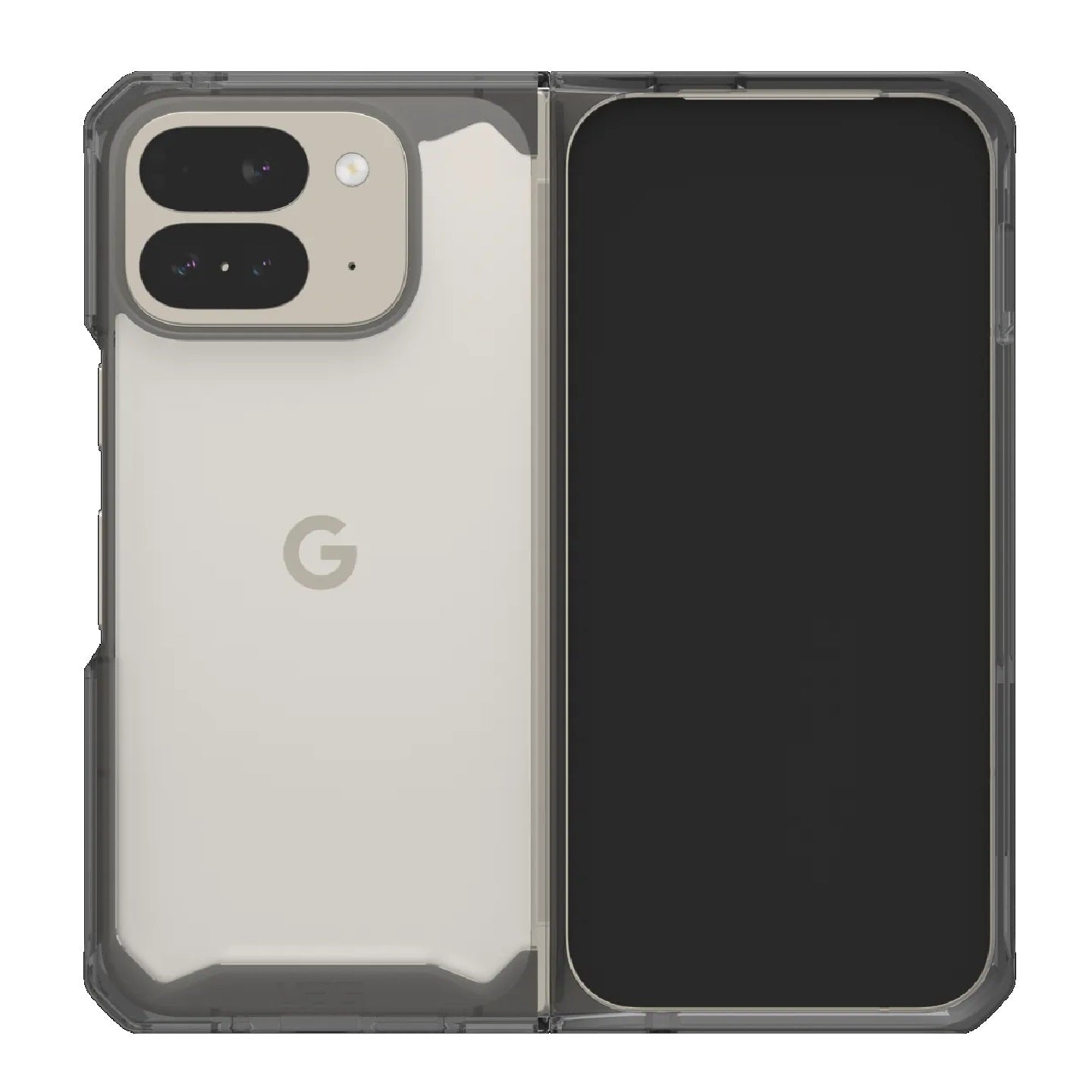 UAG Plyo Google Pixel 9 Pro Fold Rugged Case - Ash (614459113131), 16 ft. Drop Protection (4.8M), Wireless Charging Compatible, 10 Years Warranty