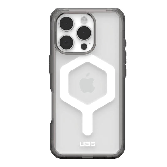 UAG Plyo MagSafe Apple iPhone 16 Pro Max (6.9 ft) Rugged Case - Ash White (114481113141), 16ft. Drop Protection (4.8M), Armored Shell, 10 Years Warranty