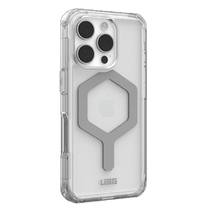 UAG Plyo MagSafe Apple iPhone 16 Pro (6.3 ft) Rugged Case - Ice Silver (114480114333), 16ft. Drop Protection (4.8M), Armored Shell, 10 Years Warranty