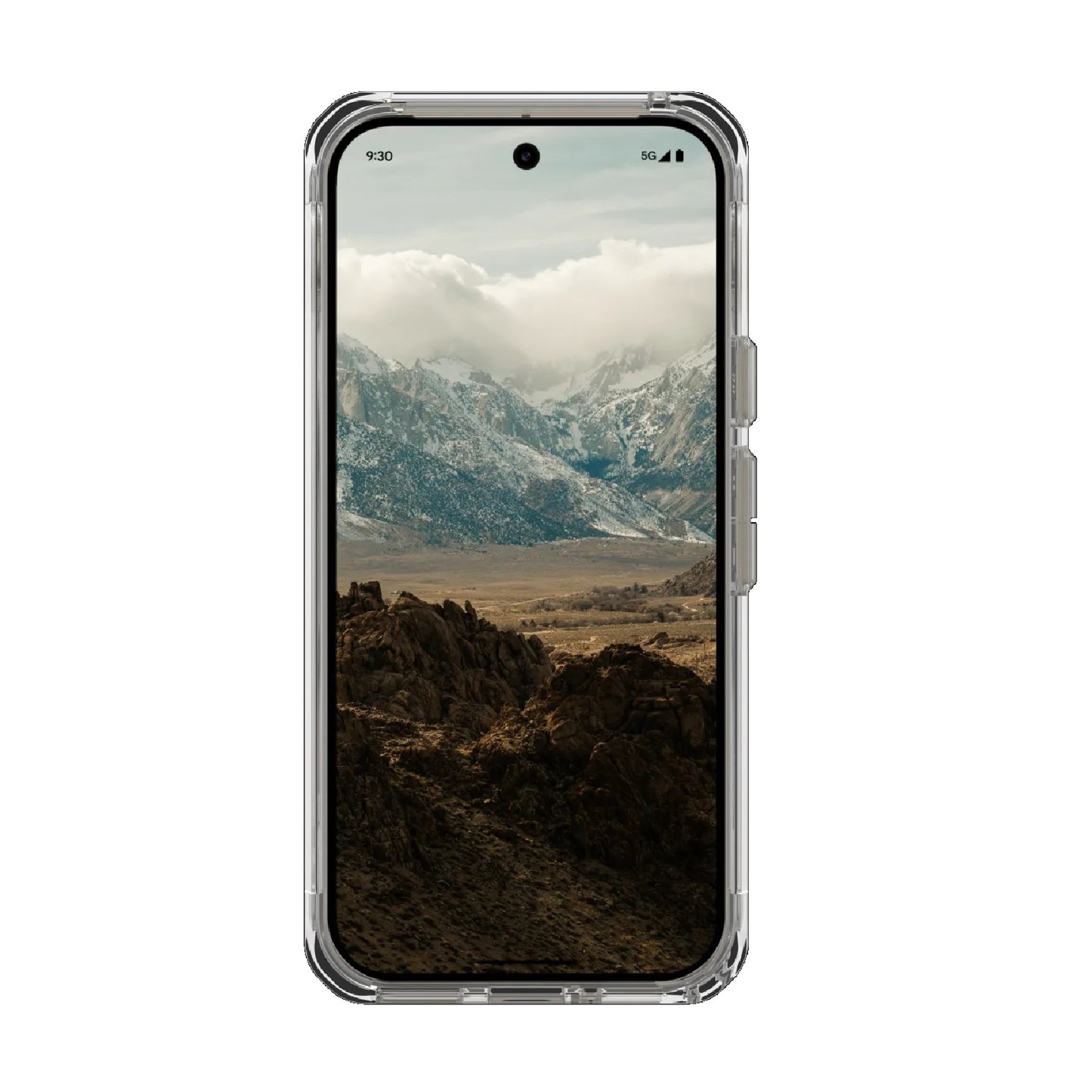 UAG Plyo Pro Google Pixel 9 Pro (6.3 ft) Rugged Case - Ice Silver (614458114333), 16 ft.Drop Protection(4.8M),Built-In Magnetic Module,10 Years Warranty