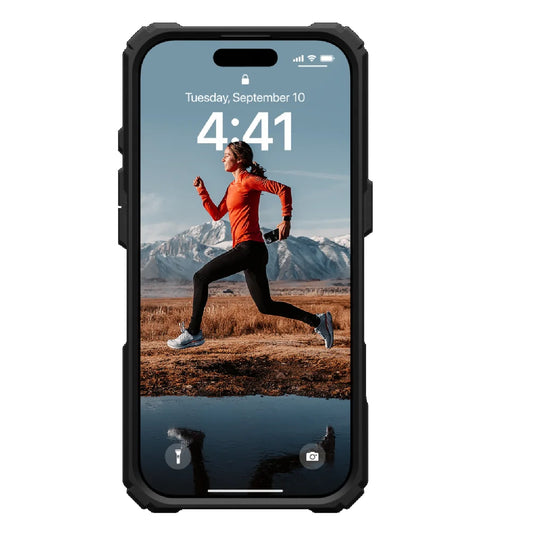 UAG Plasma XTE MagSafe Apple iPhone 16 Pro (6.3 ft) Rugged Case - Black Clear (11447411404G), 20ft. Drop Protection (4.8M), 1 Year Warranty