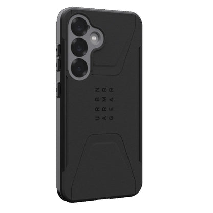 UAG Civilian Magnetic Samsung Galaxy S25 5G (6.2 ft) Rugged Case - Black (214475114040), 20ft. Drop Protection (6M), 10 Years Warranty