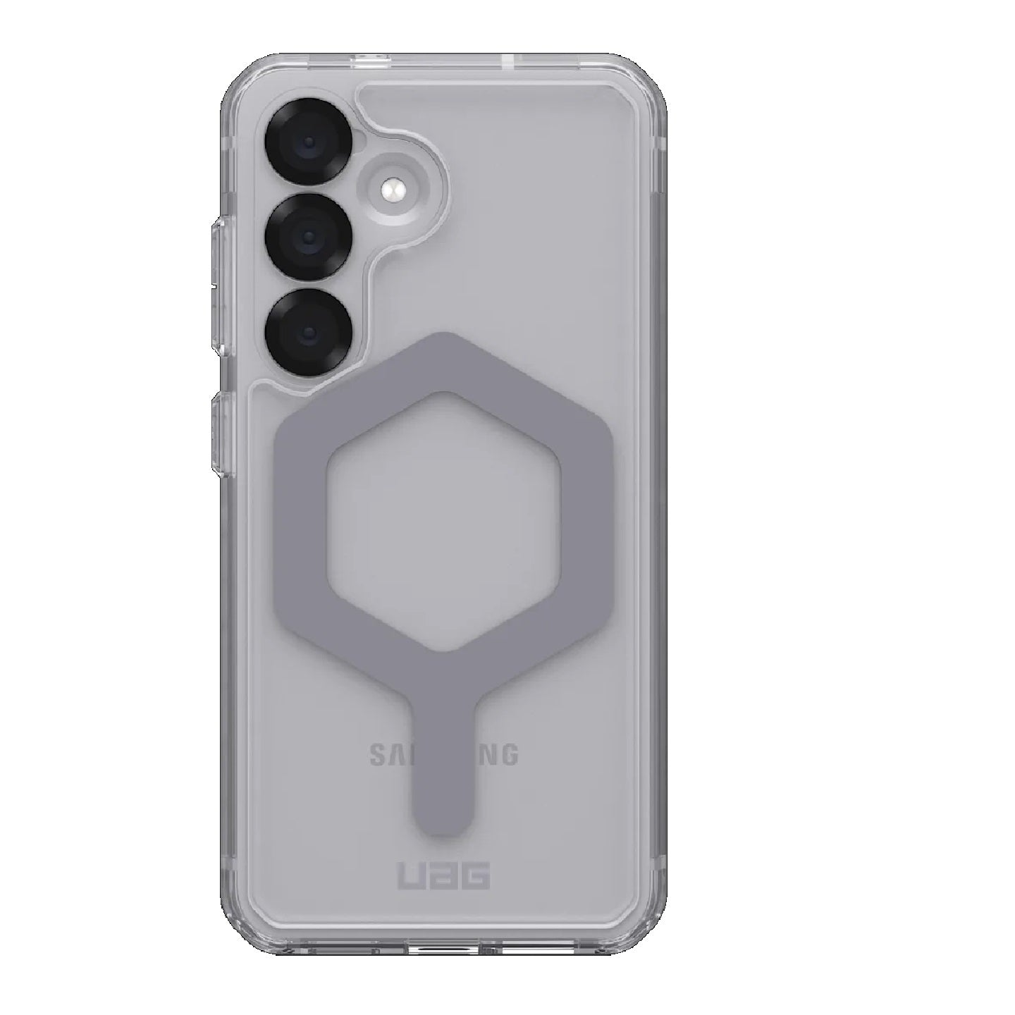 UAG Plyo Pro Samsung Galaxy S25 Rugged Case - Ice Silver (214488114333), DROP Military Standard, Raised Screen Surround, 10 Years Warranty