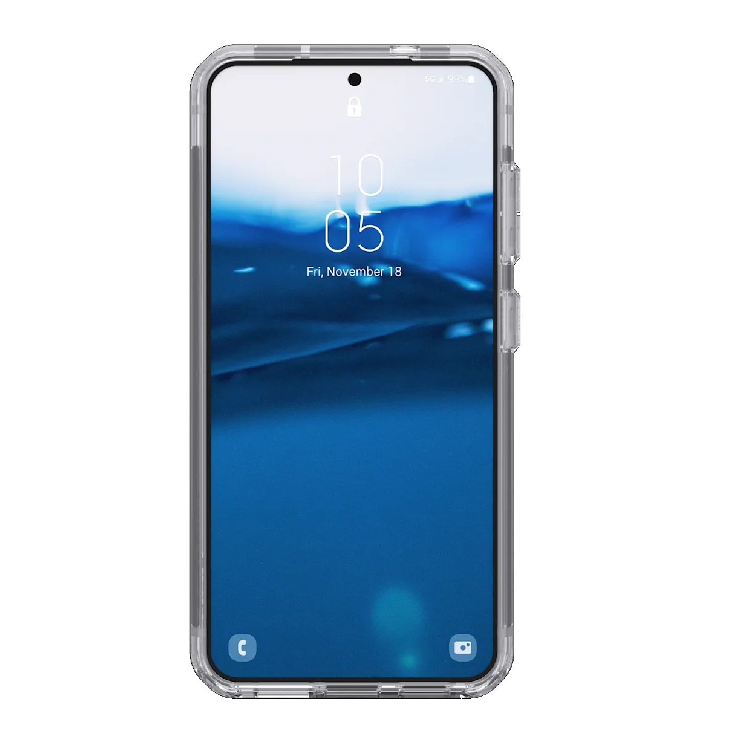 UAG Plyo Pro Samsung Galaxy S25 Rugged Case - Ice Silver (214488114333), DROP Military Standard, Raised Screen Surround, 10 Years Warranty