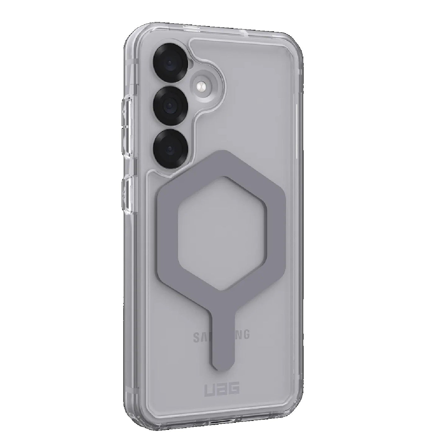 UAG Plyo Pro Samsung Galaxy S25 Rugged Case - Ice Silver (214488114333), DROP Military Standard, Raised Screen Surround, 10 Years Warranty