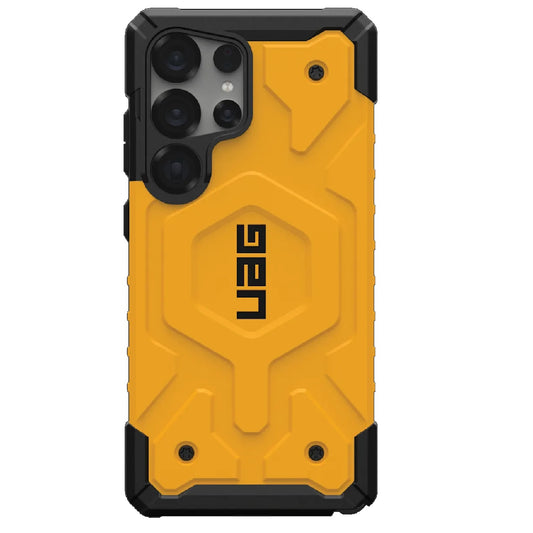 UAG Pathfinder Magnetic Samsung Galaxy S25 Ultra 5G (6.9 ft) Rugged Case - Heritage Yellow(214476118282), 18ft. Drop Protection (5.4M),10 Years Warranty