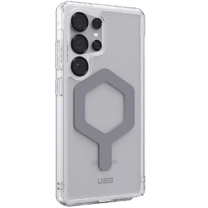 UAG Plyo Pro Samsung Galaxy S25 Ultra 5G (6.9 ft) Rugged Case - Ice Silver, DROP Military Standard, Raised Screen Surround, 10 Years Warranty