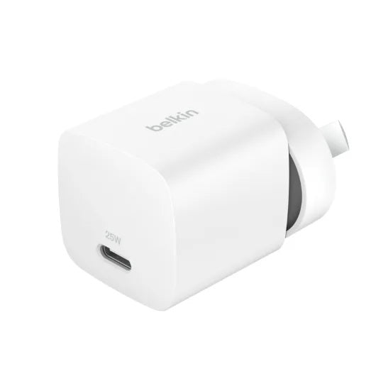 Belkin BoostCharge 25W USB-C Cubic Wall Charger - White
