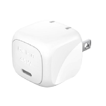 Belkin BoostCharge Compact 45W USB-C PD 3.1 Wall Charger - White (WCA013auWH), Dynamic Power,Safe  Efficient, Compact  Travel-Ready,2 Years Warranty