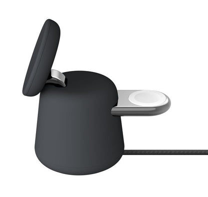 Belkin BoostCharge Pro 2-in-1 Wireless Charging Dock 15W With Qi2 - Black (WIZ027auH36), 30W USB-C PSU, 1.5m With USB-C Cable, 2 Years Warranty