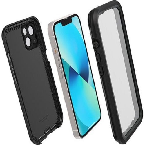 LifeProof FRE Apple iPhone 13 Case Black - (77-85527), WaterProof, 2M DropProof, DirtProof, 360 degree Protection Built-In Screen-Cover, 7 Years Warranty