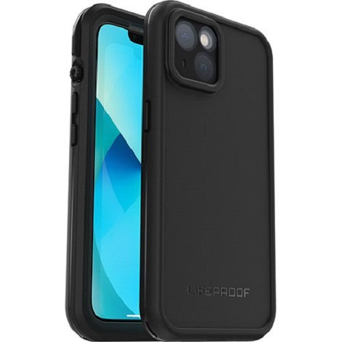 LifeProof FRE Apple iPhone 13 Case Black - (77-85527), WaterProof, 2M DropProof, DirtProof, 360 degree Protection Built-In Screen-Cover, 7 Years Warranty
