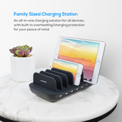 mbeat Gorilla Power 60W 7 Port USB-C  USB Charging Station 6 USB-A 1 USB-C PD Output Power: Total 60W Product Weight: 0.66kg