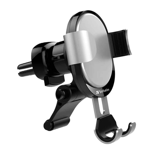 (LS) Verbatim Verbatim Car Air Vent Phone Holder Gravity with Grip - Silver
