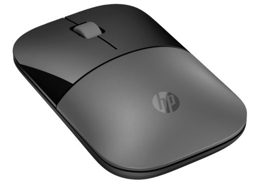 HP Wireless Mouse Z3700 Dual Silver ambidextrous design Optical Bluetooth USB-A Compatible with Windows 11  10 macOS and Chrome OS