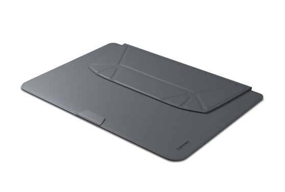 Lenovo Origami 35.6 cm (14 ft) Sleeve case Grey PE bagbelly band Snug fit 14 ft Notebook Origami-fold design Sustainable RPET inner materials