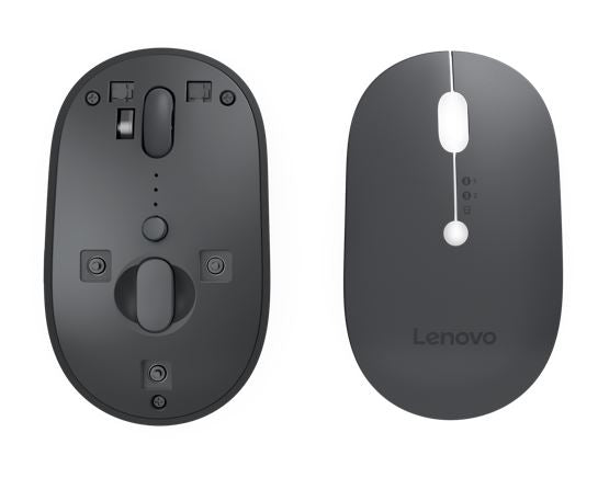 Lenovo mouse Universal Ambidextrous Bluetooth  USB Type-C Optical 2400 DPI Up to 3 months of battery life 5xbutton 2-way scroll wheel WIN 10 11